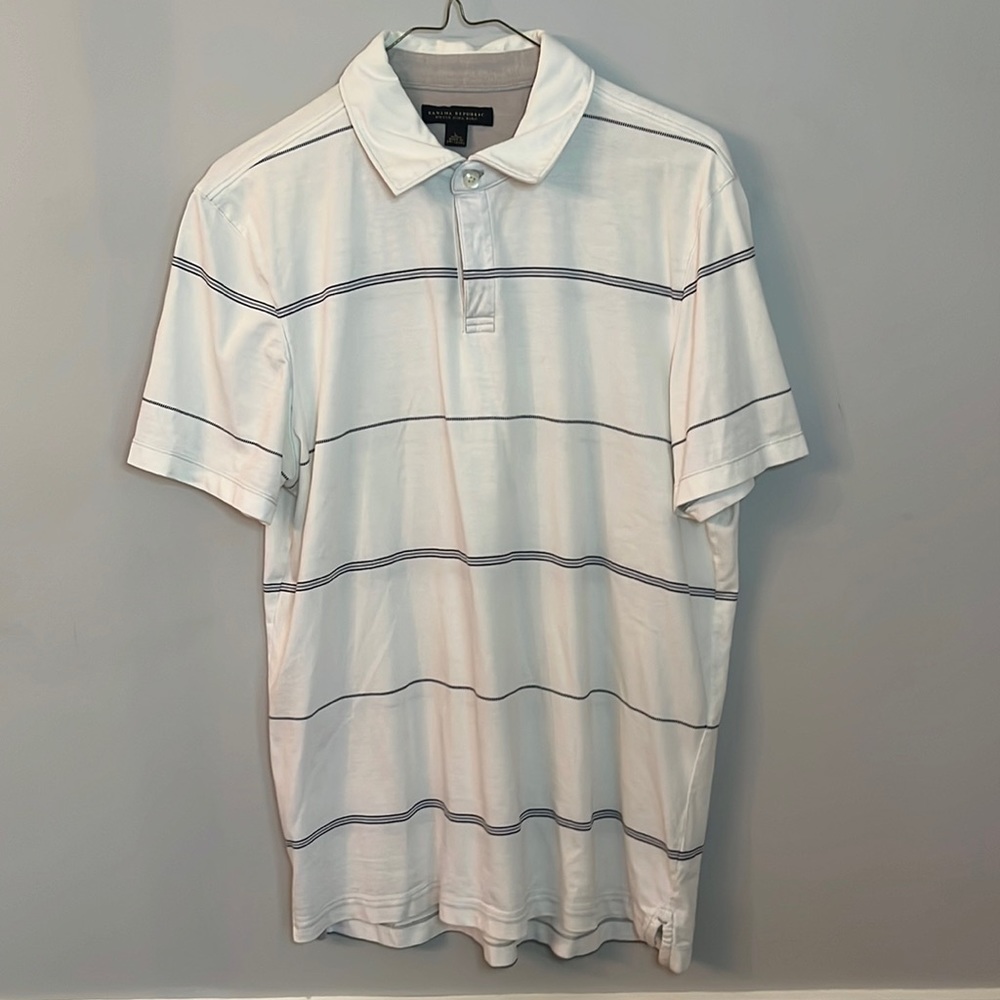 Banana Republic Fitted Pima Polo